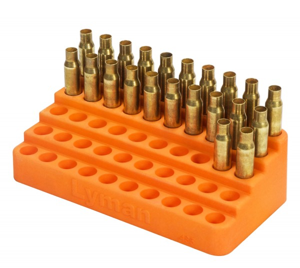 Lyman #7728086 BLEACHER BLOCK Stadium Style Relaoding Tray - Tribünenladebrett .485 Rifle 6,5x55 308 – immagine 1