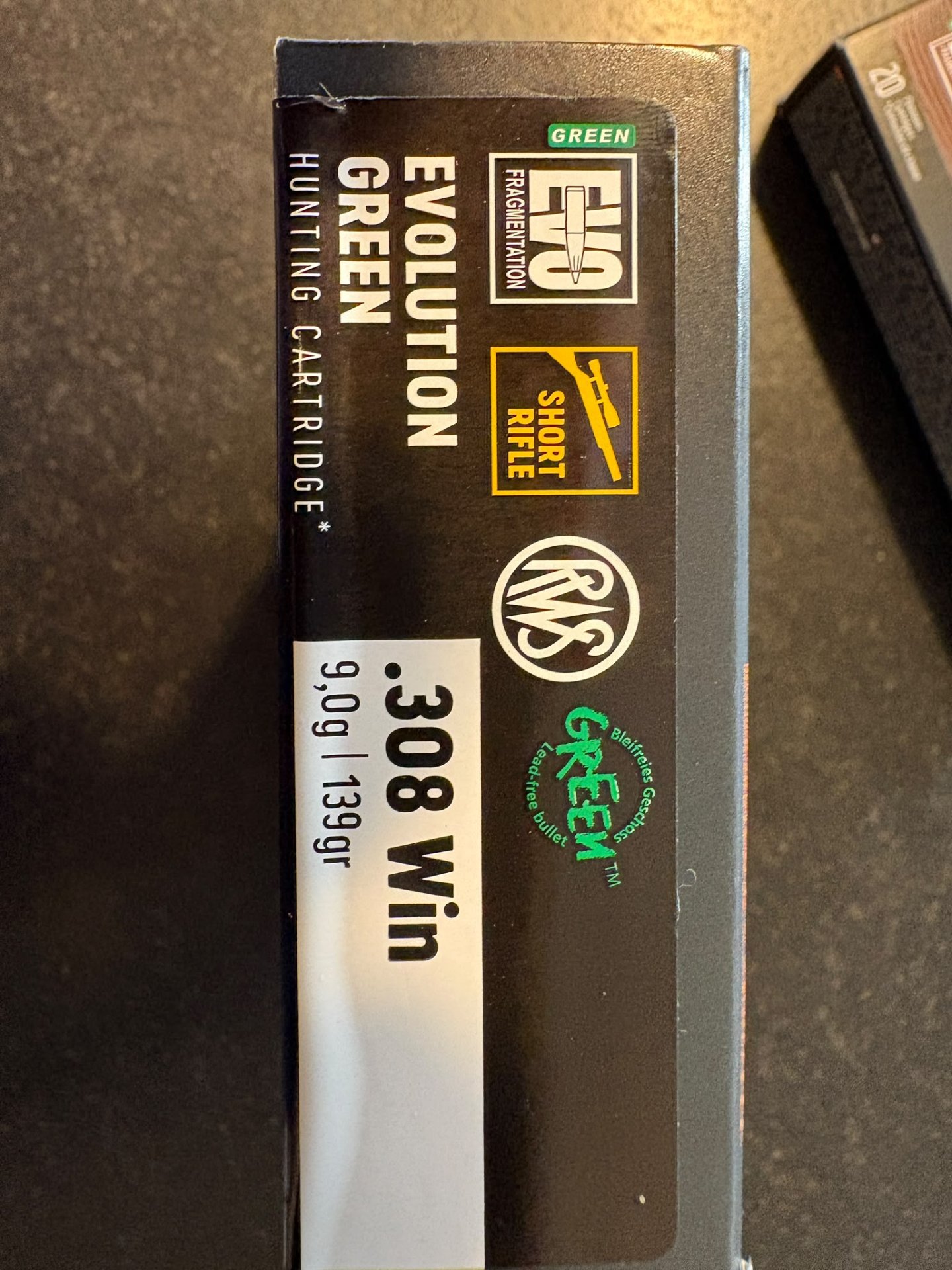 RWS .308 Win EVOLUTION EVO GREEN Short Rifle 9,0g – Bild 1
