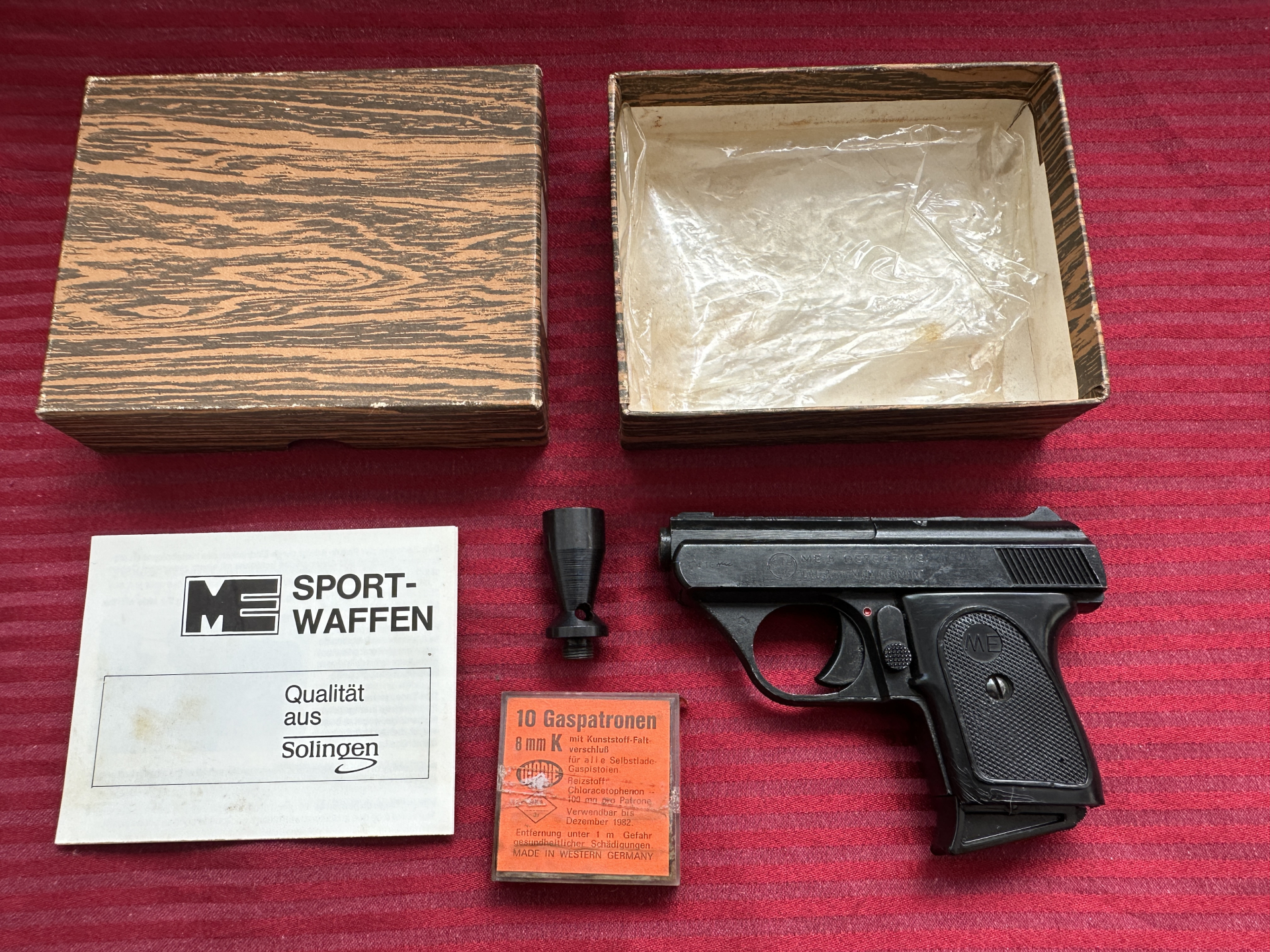 +++Taschenblitz für Verteidigung ME-8 Detective ganz einfache Laufsperre wie damals erlaubt Rarität! – Bild 2