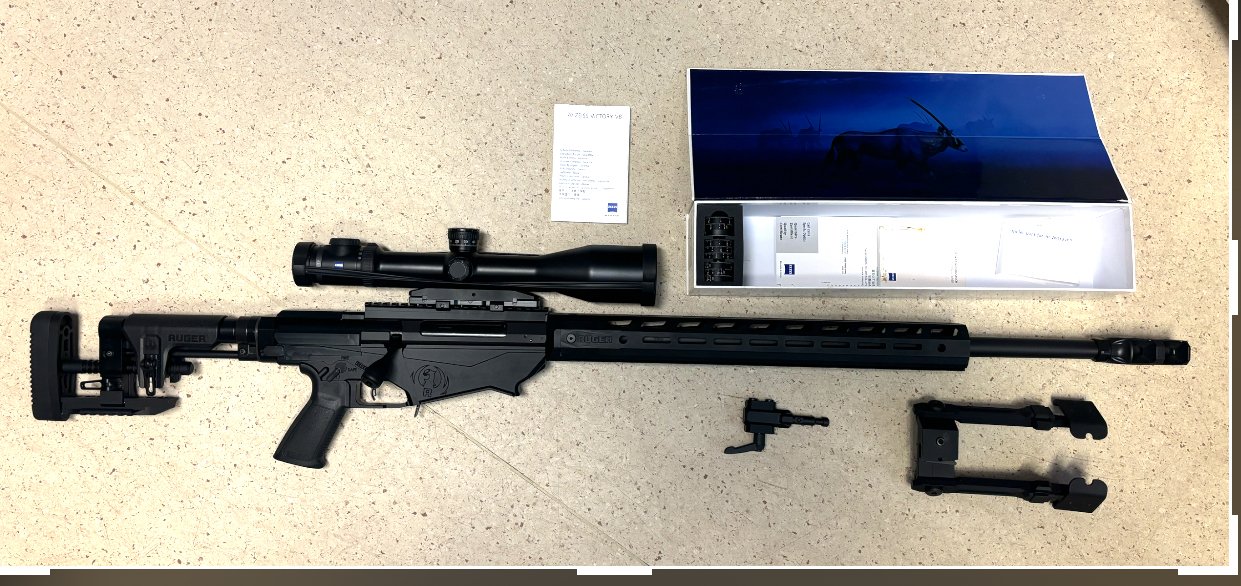Ruger Precision Rifle .338LapMag. Zeiss Victory V8+Zweibein – Bild 1