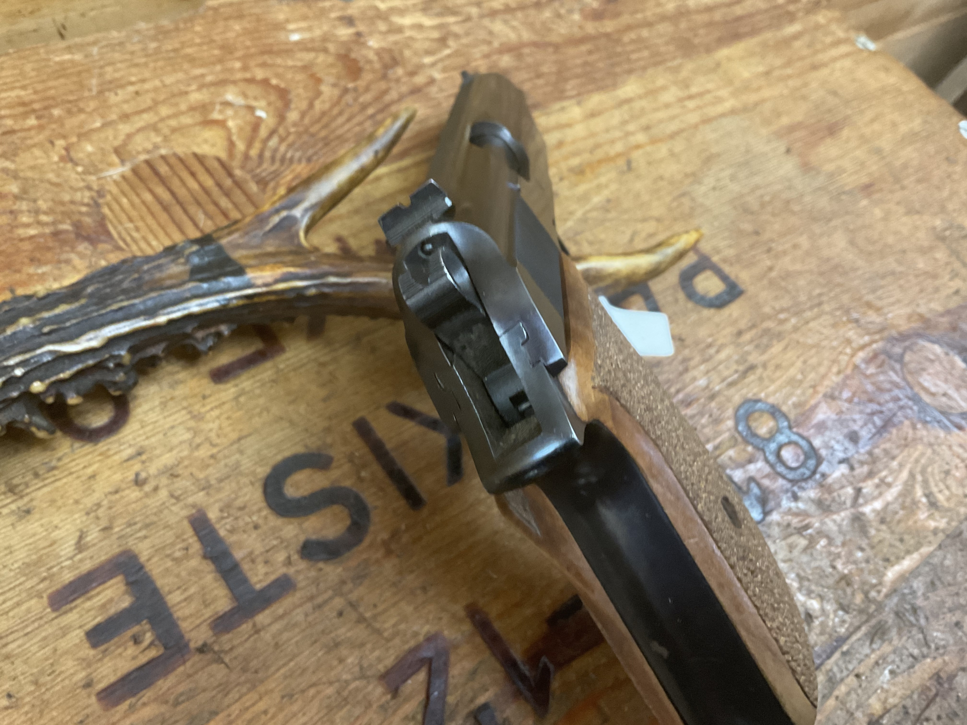 SLP MANURHIN Lic. Walther Mod.PP, Kal. 7,65mm, Holzgriffschalen – Bild 6