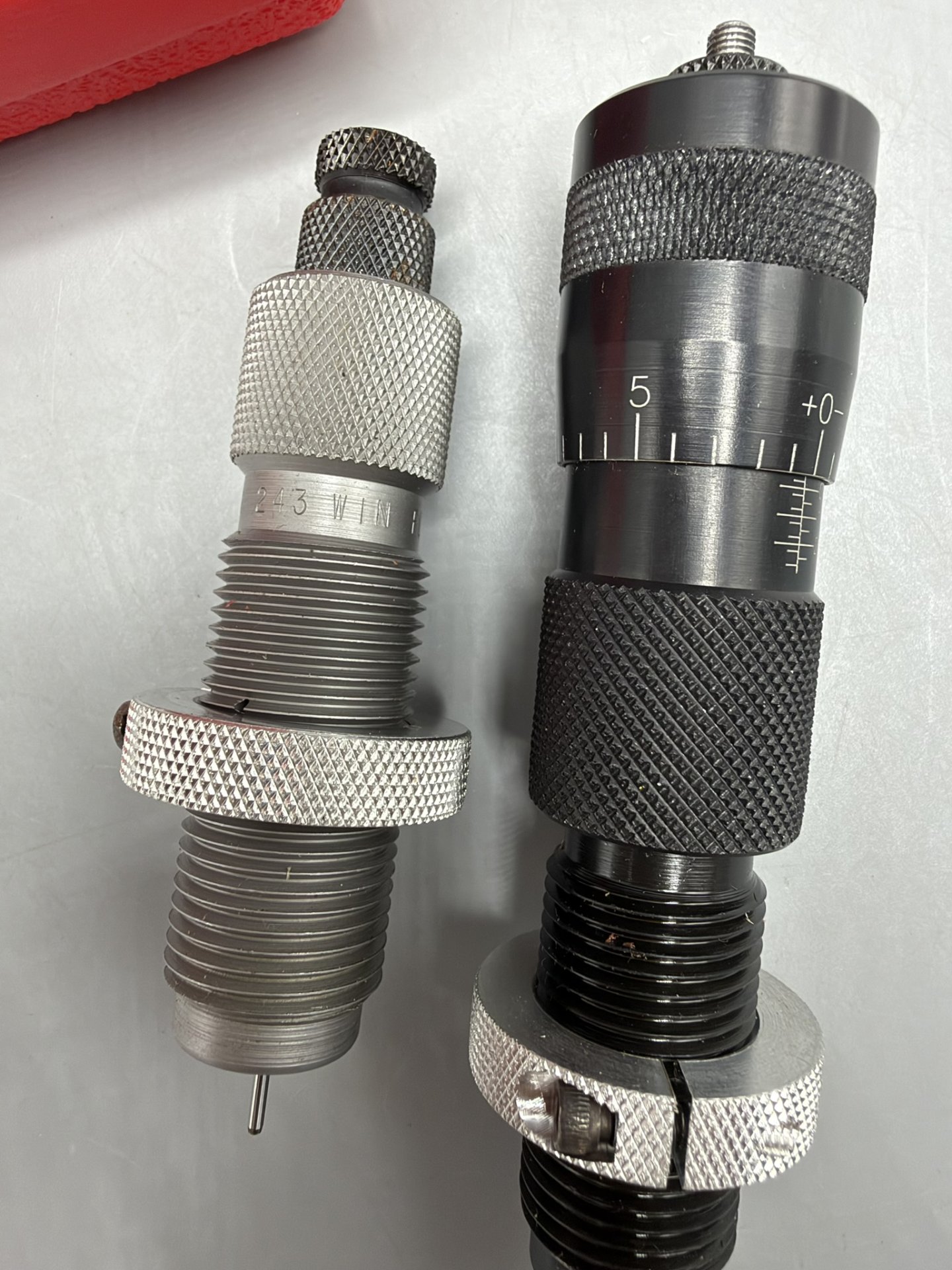 Forster Precision Bench Rest Reloading Dies Matrizen Satz .243 WIN Micrometer Full Length Sizing – Bild 3