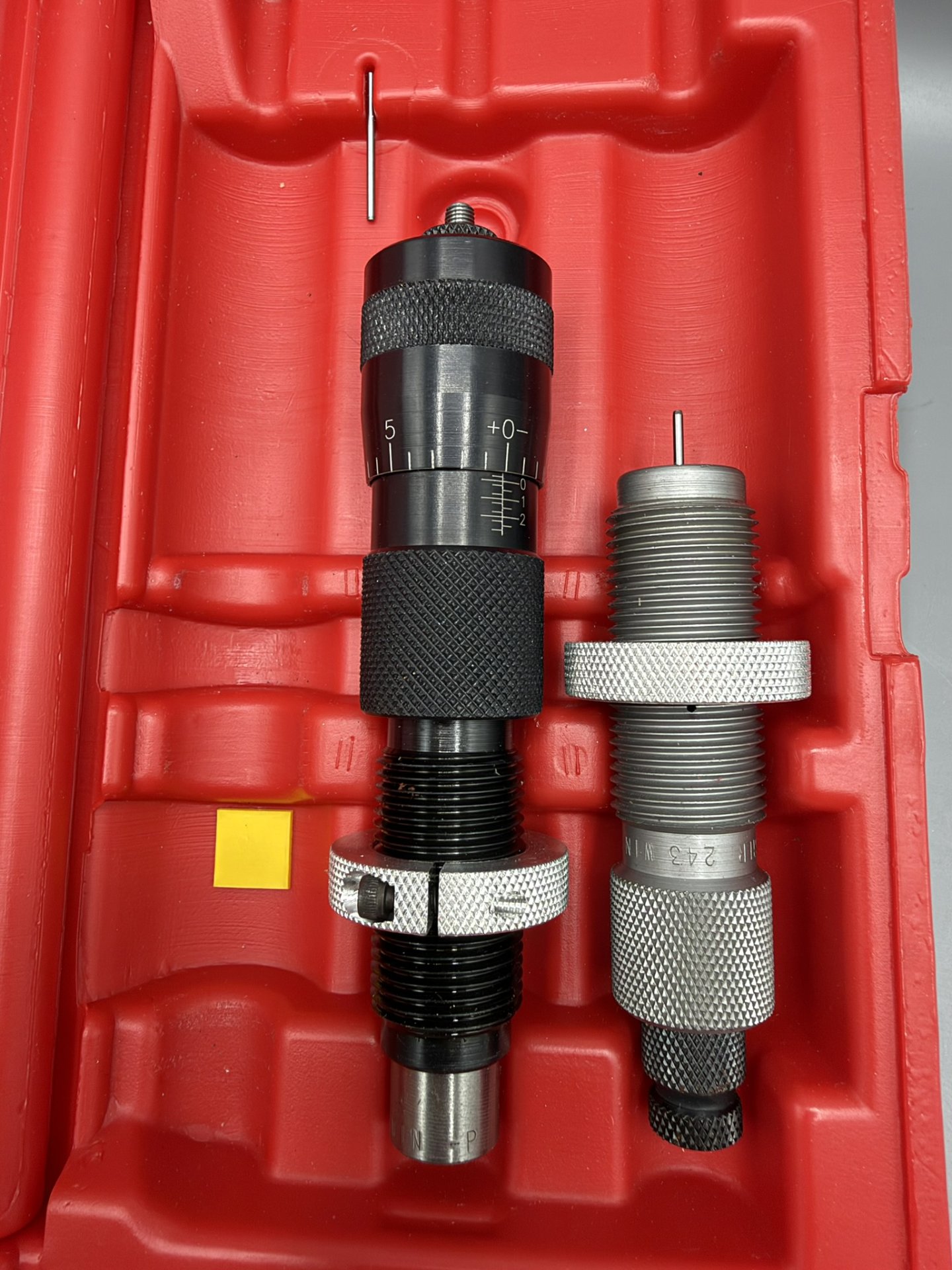 Forster Precision Bench Rest Reloading Dies Matrizen Satz .243 WIN Micrometer Full Length Sizing – Bild 2