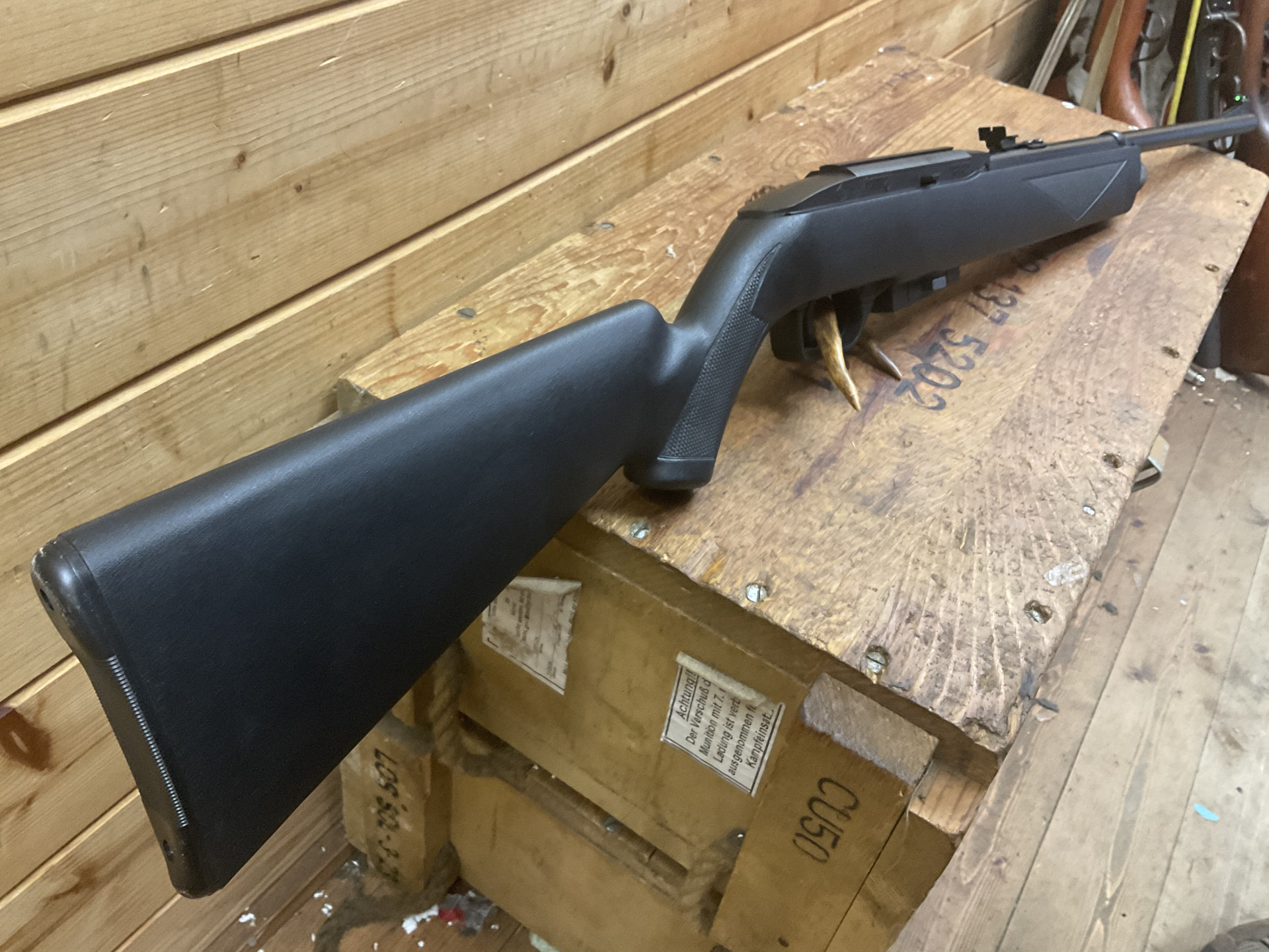LG CO2 Crosman Mod. 1077, Kal.4,5mm mit Trommelmagazin, top Zustand!!! – Bild 6
