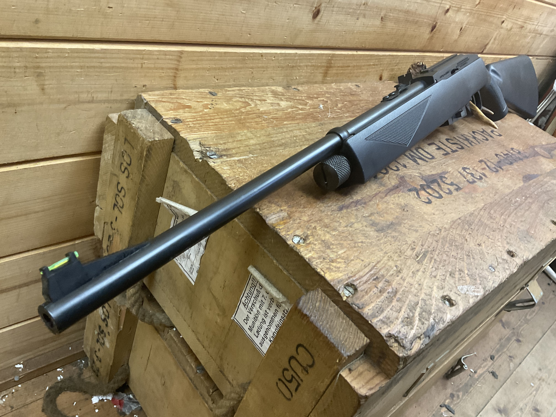 LG CO2 Crosman Mod. 1077, Kal.4,5mm mit Trommelmagazin, top Zustand!!! – Bild 3