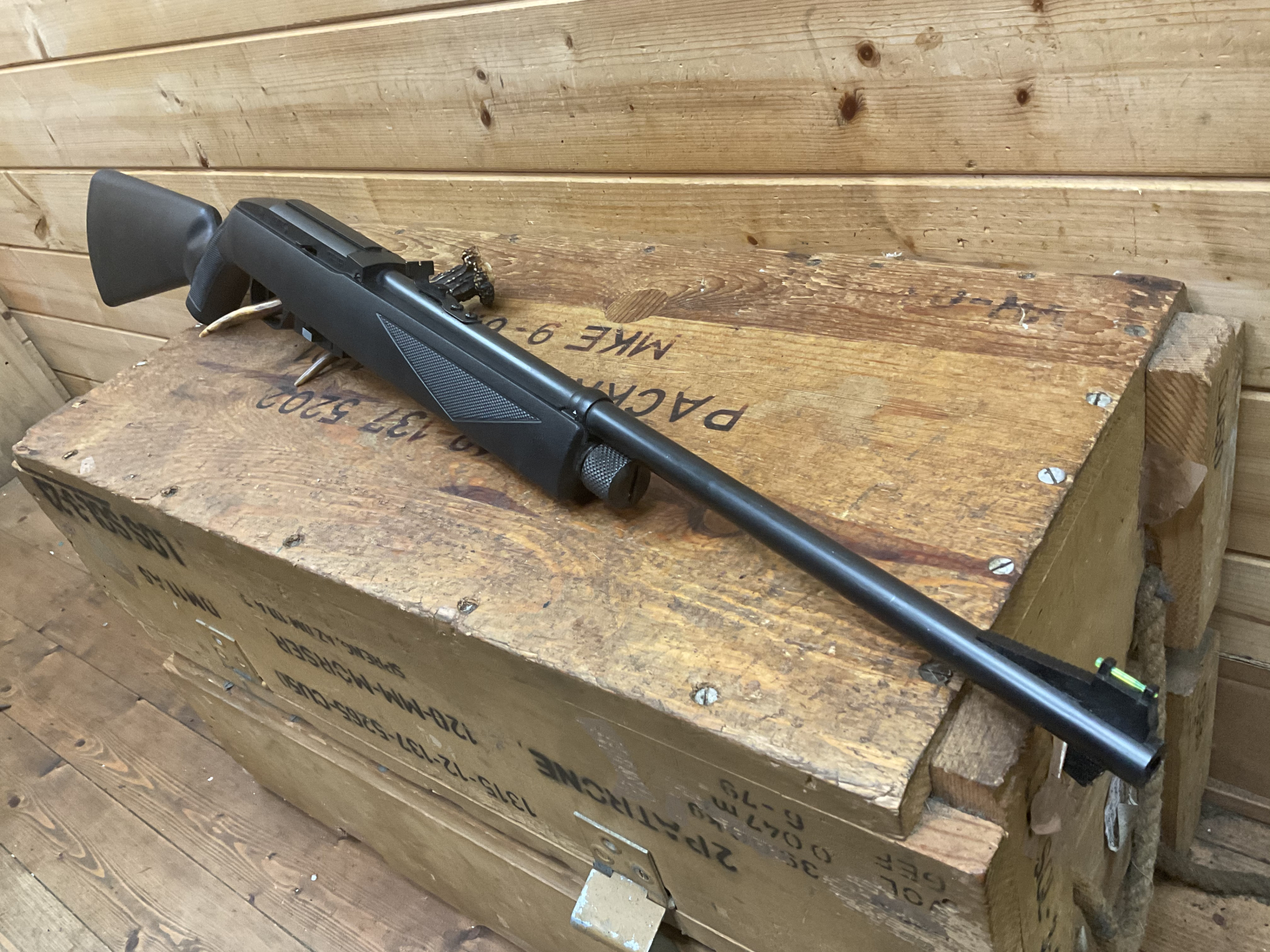 LG CO2 Crosman Mod. 1077, Kal.4,5mm mit Trommelmagazin, top Zustand!!! – Bild 4
