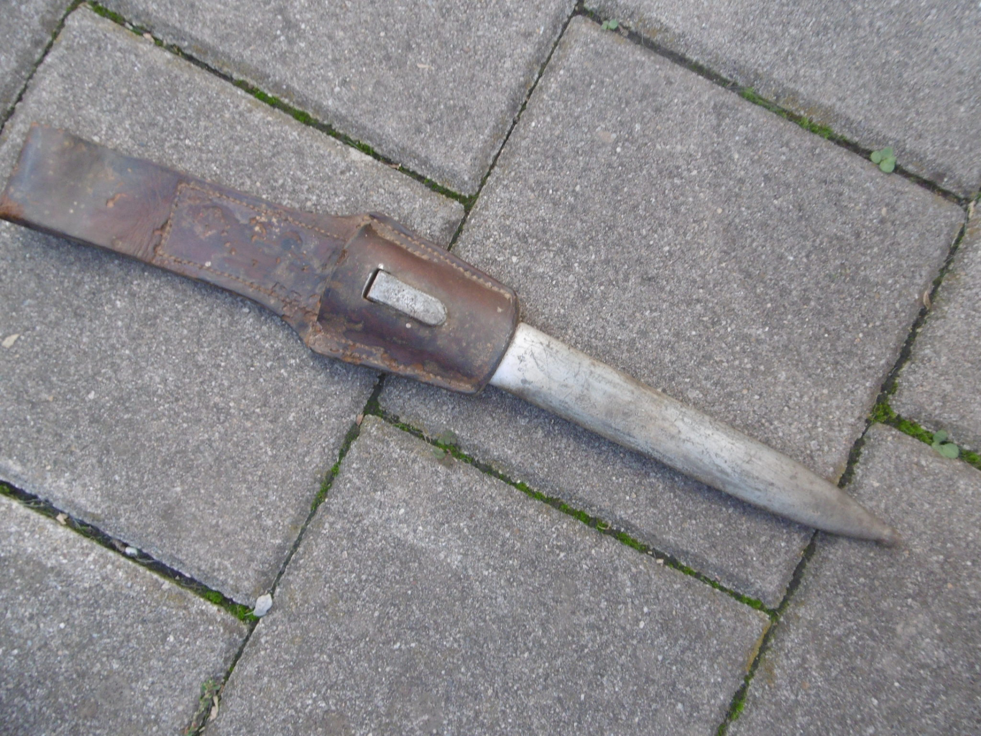 Scheide und Koppelschuh Bajonett Mannlicher 1. WK – Bild 1