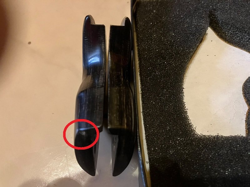2 x 2 U.S.A HOLZGRIFFE für ERMA 66 + STEEL SCORPION – Bild 3