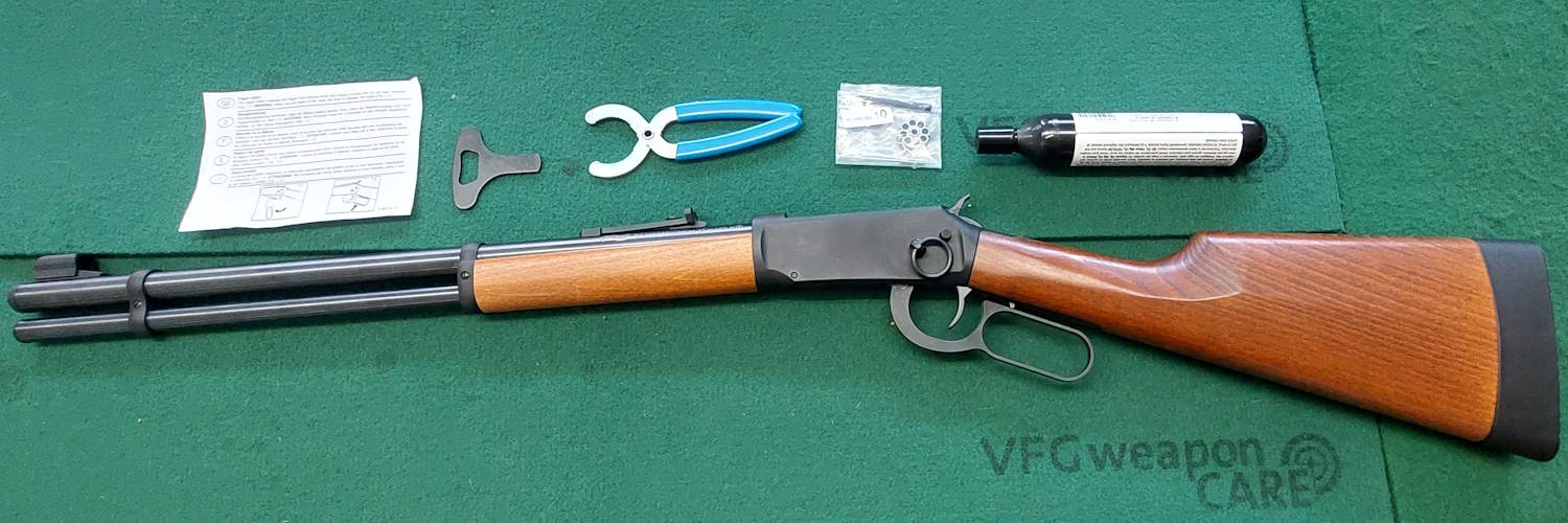 Carl Walther Mod. Lever-Action long Co2 Gewehr Kal.4,5 mm(.177) – Bild 1