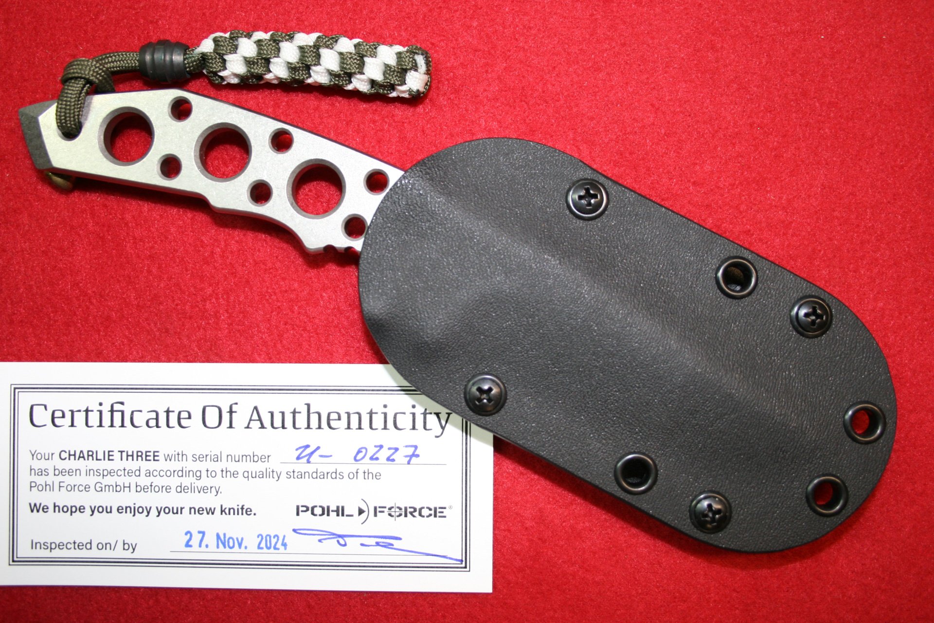 POHL Force Tactikal Knife " Charlie Three SW Gen2 " – Bild 3