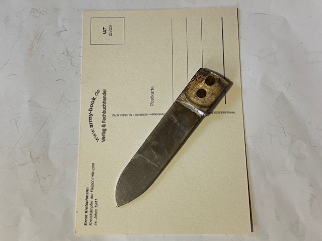 Luftwaffe Foto Fallschirmjäger Kreta Helm & Kapp Messer Klinge No Bajonett K98 – Bild 2