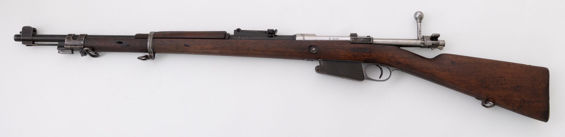 Belgisches Ordonnanzgewehr Pieper M89/36 – Kal. 7,65x53 Arg. – Nummerngleich – Belg. Beschuss – Bild 1