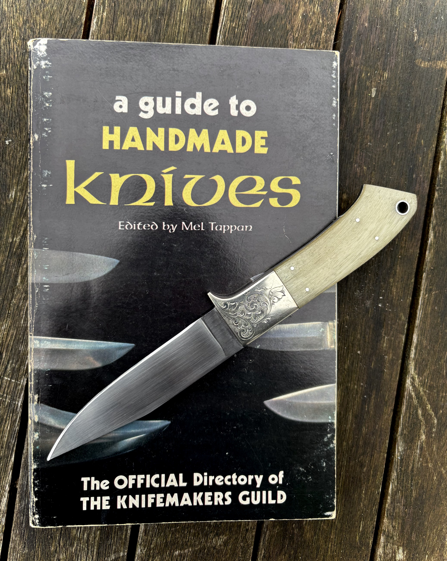 Custom Knife Leon Pittman USA 1977 graviert – Bild 6