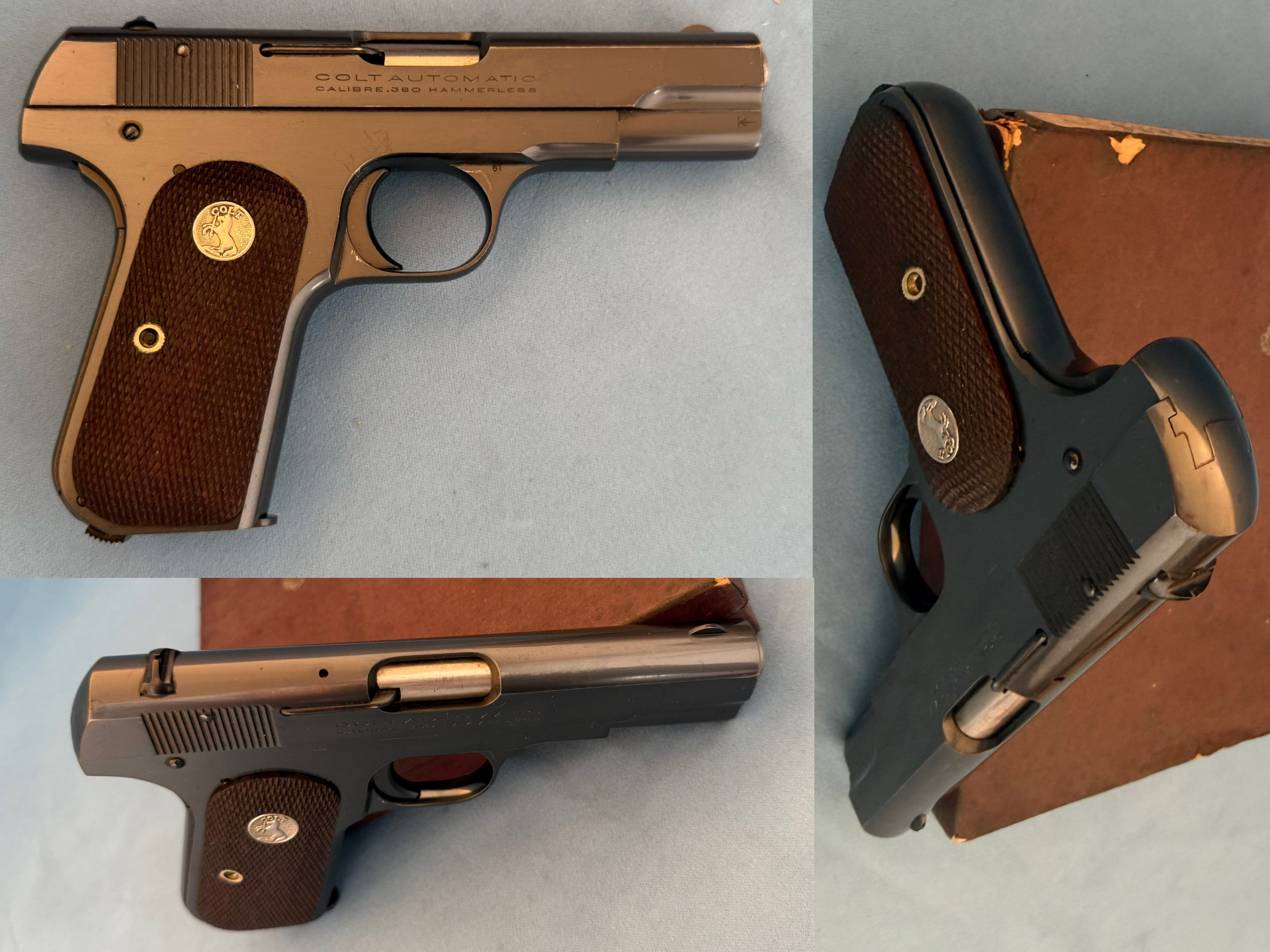 Colt Model 1908 Pocket Hammerless – .380 – BJ 1929 – Box & Factory Letter - New Photos – Bild 4