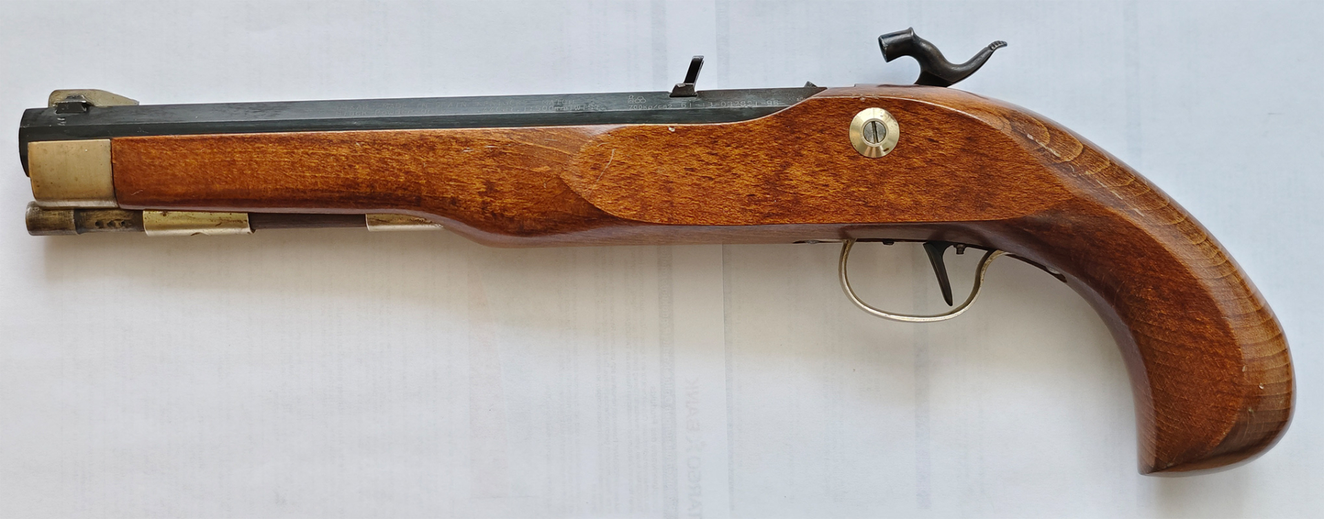 Dikar Kentucky Match Perkussion Vorderlader Pistole Cal .44 I :500mm Twist – Bild 2