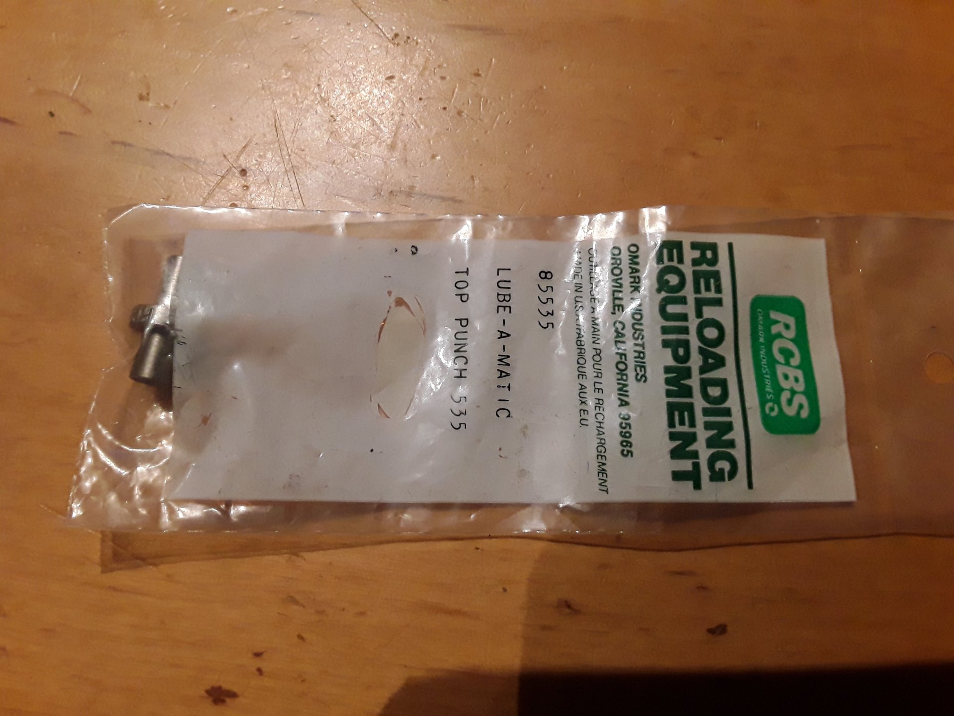 RCBS Top Punch für Lube A Matic Fettpresse – Bild 1