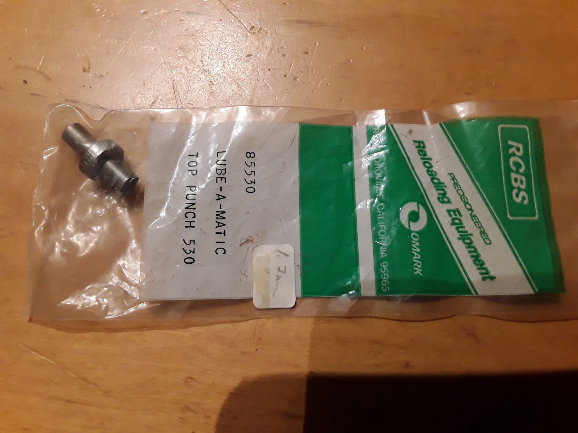 RCBS Top Punch für Lube A Matic Fettpresse Nr. 530 – Bild 1