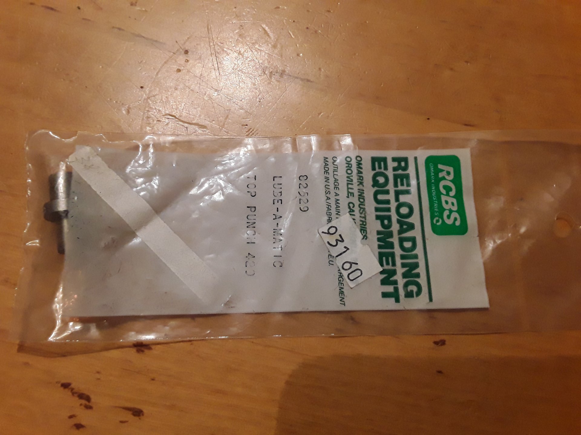 RCBS Top Punch für Lube A Matic Fettpresse Nr. 429 – Bild 1