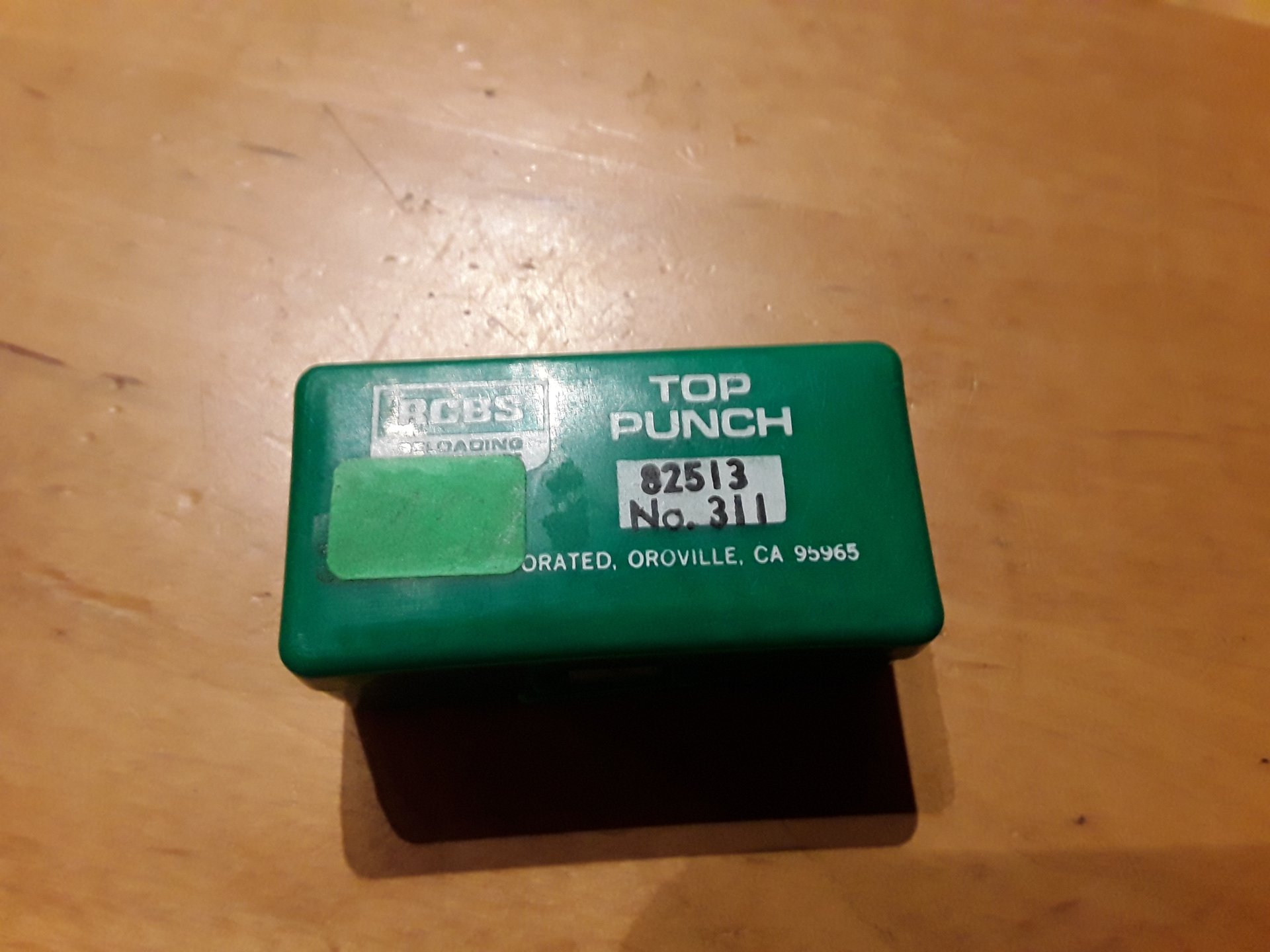 RCBS Top Punch für Lube A Matic Fettpresse Nr. 311 – Bild 1