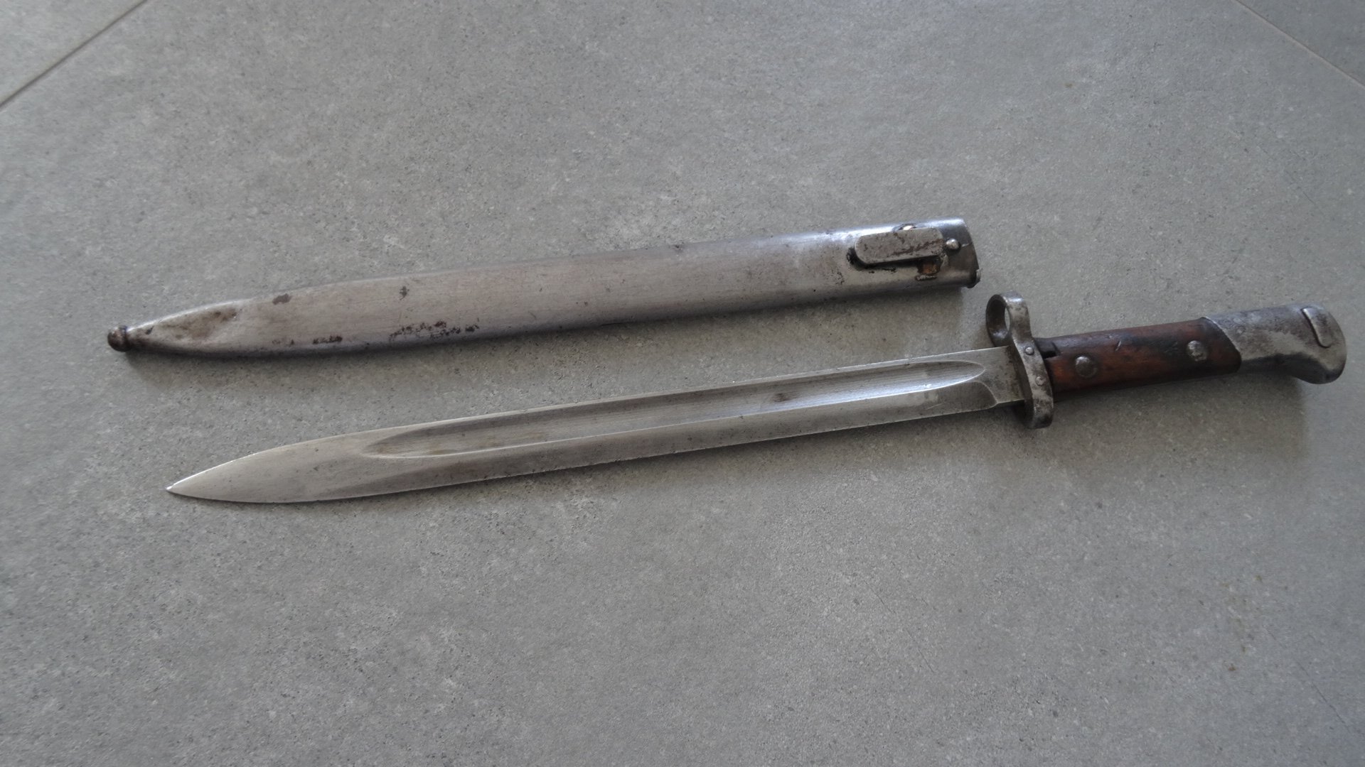 tschechischen Bajonett mit den Stempeln „Z“, G98 Mauser ? Brno / Brünn . Typ vz. 22 / vz.23 oder vz. – Bild 5