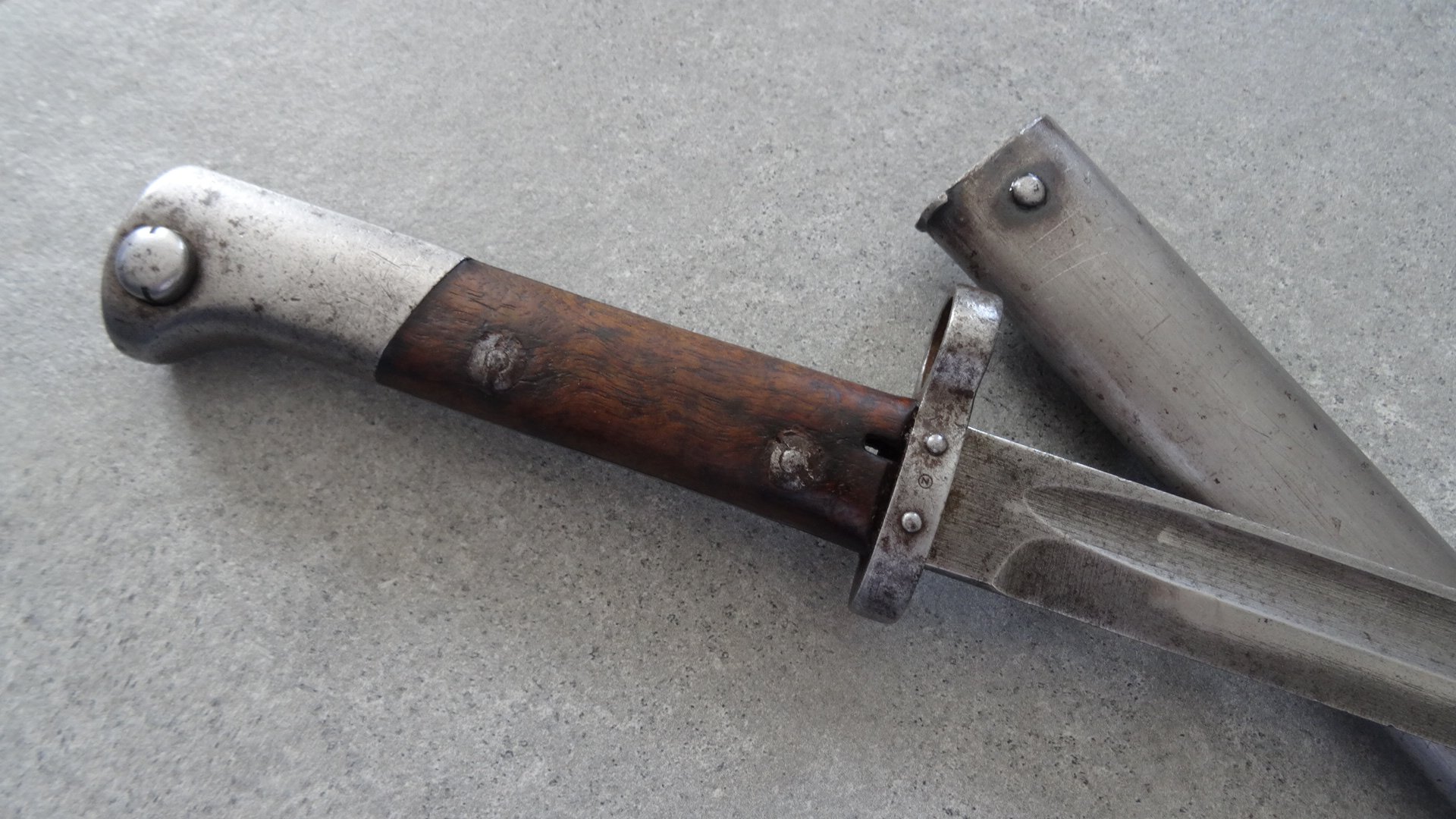 tschechischen Bajonett mit den Stempeln „Z“, G98 Mauser ? Brno / Brünn . Typ vz. 22 / vz.23 oder vz. – Bild 4