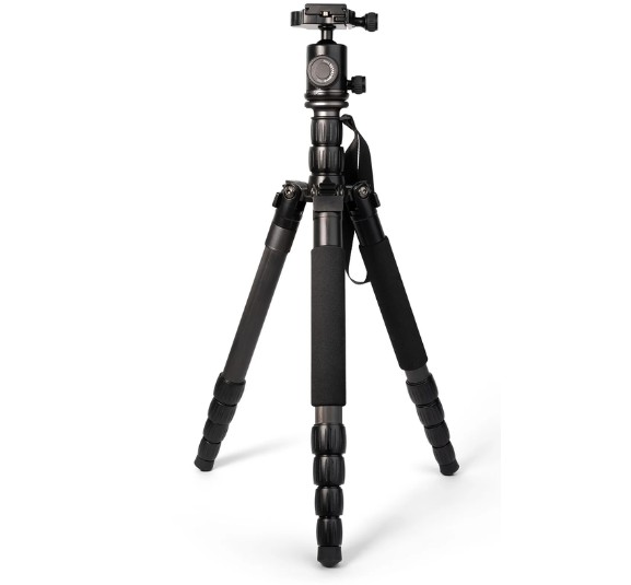 Carbon Fiber Tripod Dreibein Jagd Outdoor Fotografie Kamera – Bild 1