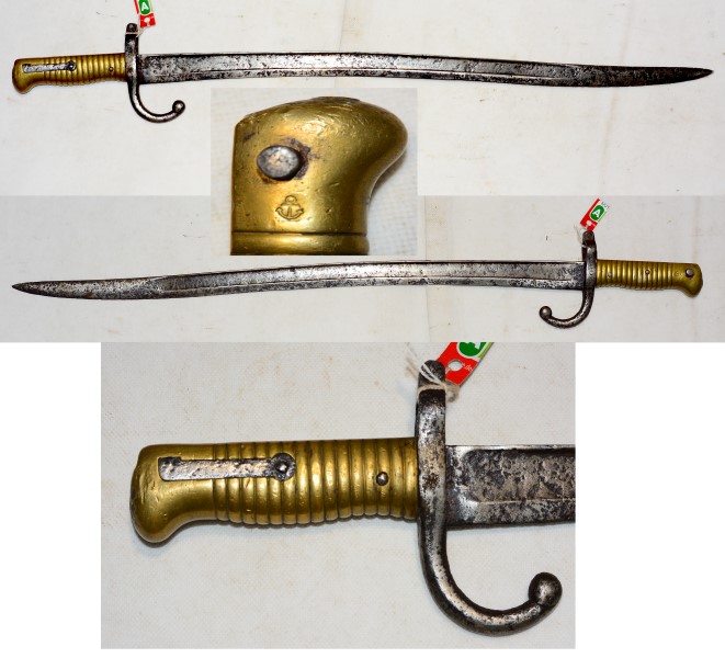 Chassepot Bajonett 1866, Marine – Bild 1