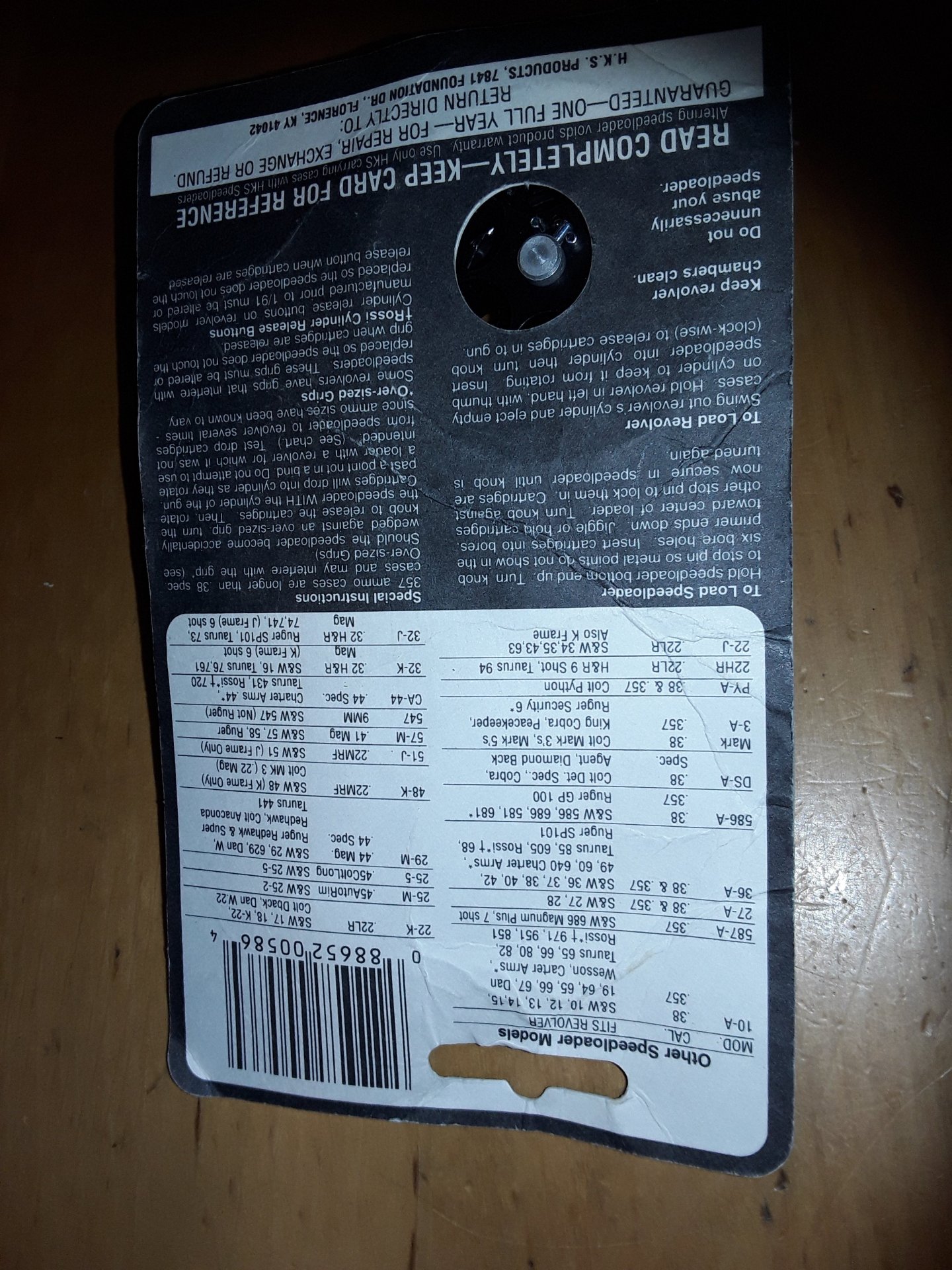 HKS Speedloader. 38/.357 für S&W und baugleiche – Bild 2
