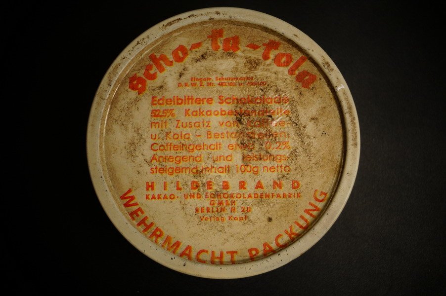 Scho-Ka-Kola Dose 1940 – Wehrmacht Packung – Hildebrand Berlin – Top Zustand – Bild 2