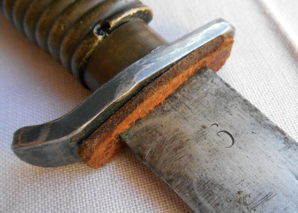 antikes Bajonett - Umbau zum Messer 1871 ? Punzen – Bild 6