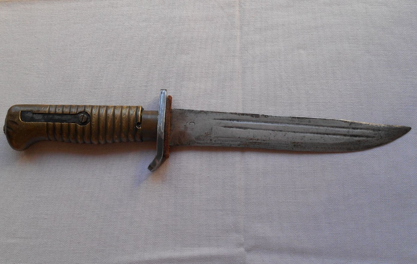 antikes Bajonett - Umbau zum Messer 1871 ? Punzen – Bild 1