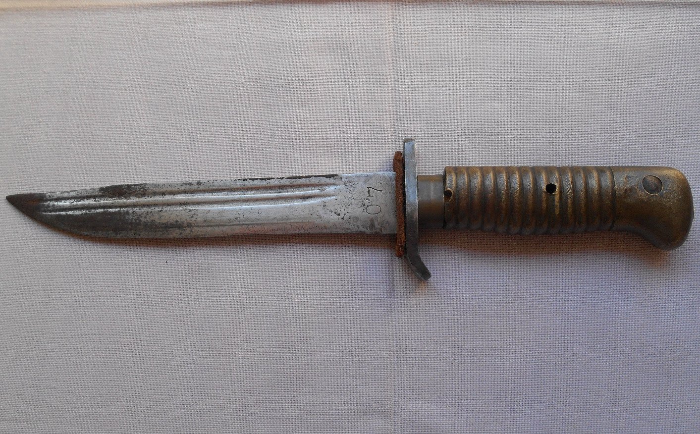 antikes Bajonett - Umbau zum Messer 1871 ? Punzen – Bild 5