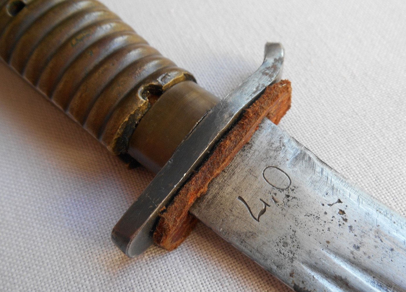 antikes Bajonett - Umbau zum Messer 1871 ? Punzen – Bild 4