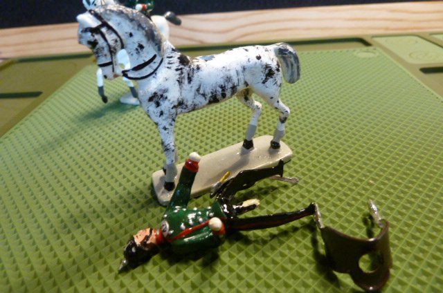 4x Zinnfiguren Österreichische Sicherheitswache um 1900 Pickelhaube – Bild 4