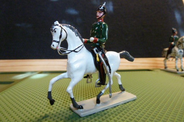 4x Zinnfiguren Österreichische Sicherheitswache um 1900 Pickelhaube – Bild 5