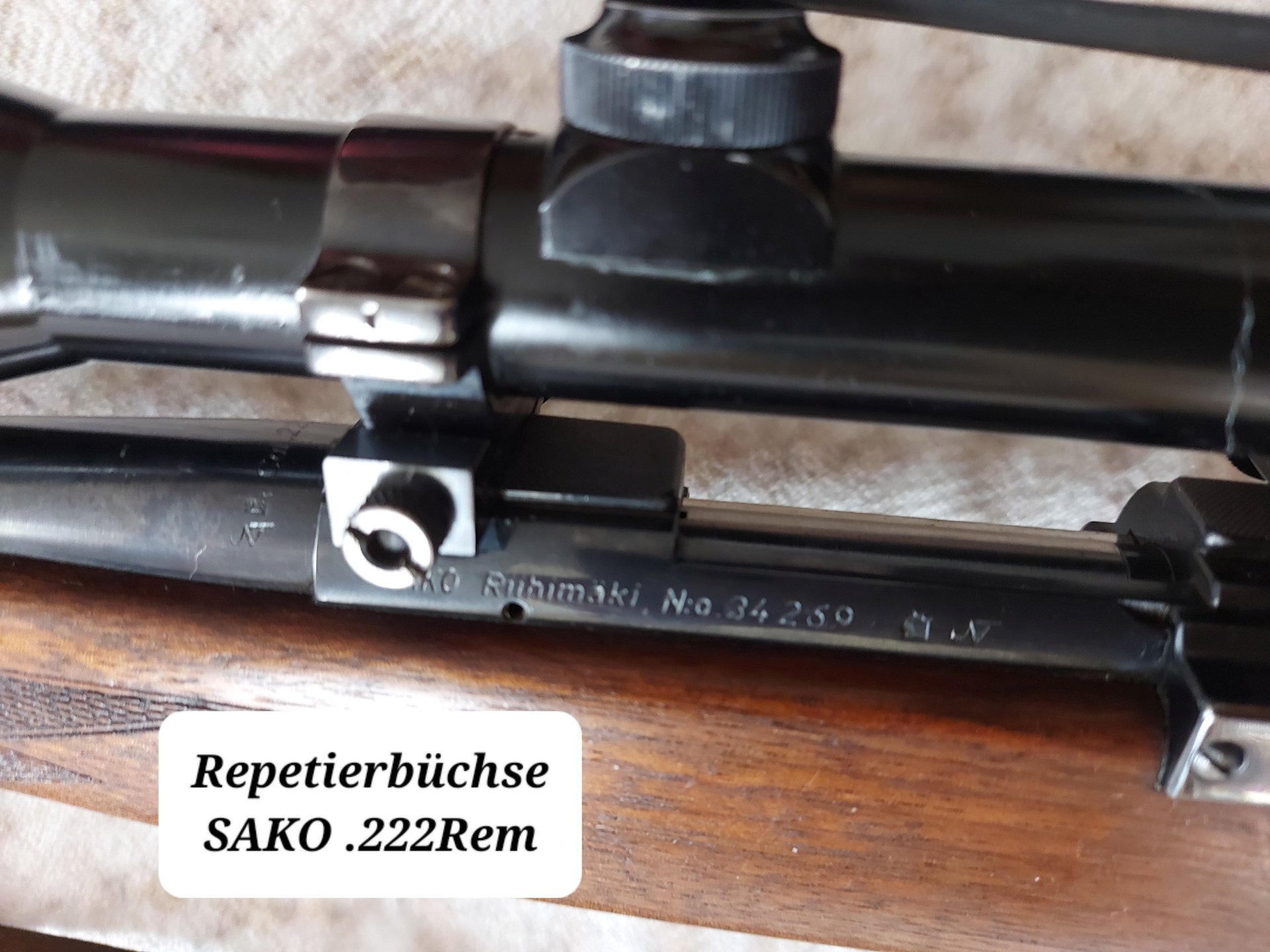 Repetierbüchse .222Rem, Sako – Bild 4