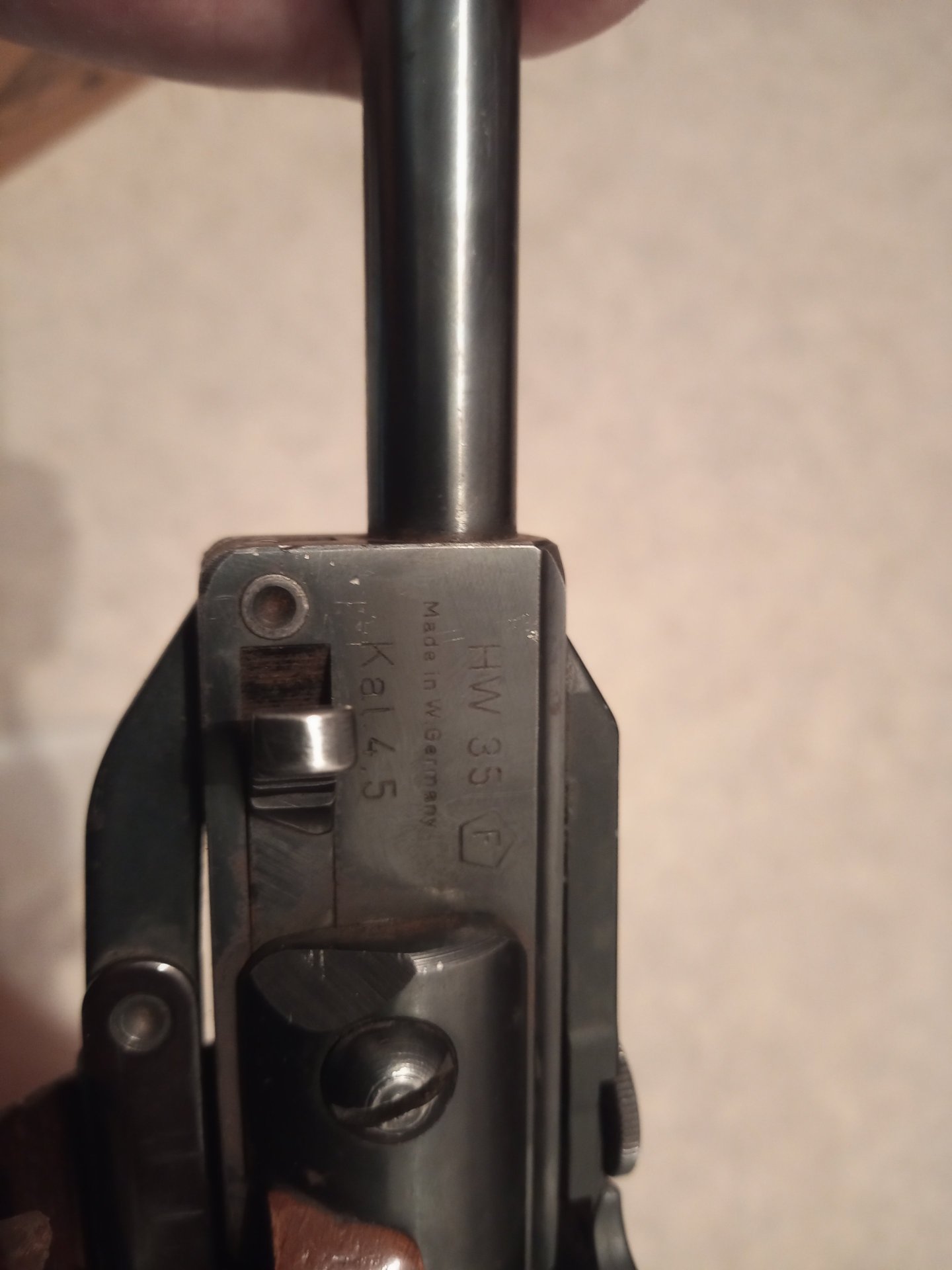 Weihrauch HW 35 Knicklauf-Luftgewehr Kaliber 4,5 – Bild 2