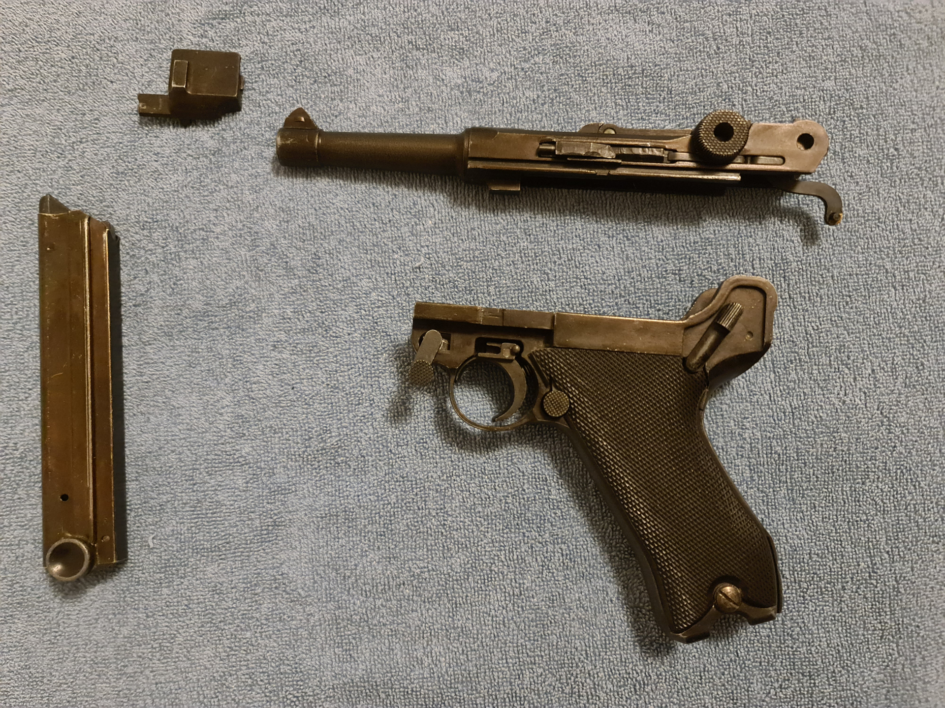 P 08 Parabellum - Modellwaffe - sehr viele Funktionen, schöner Zustand – Bild 4