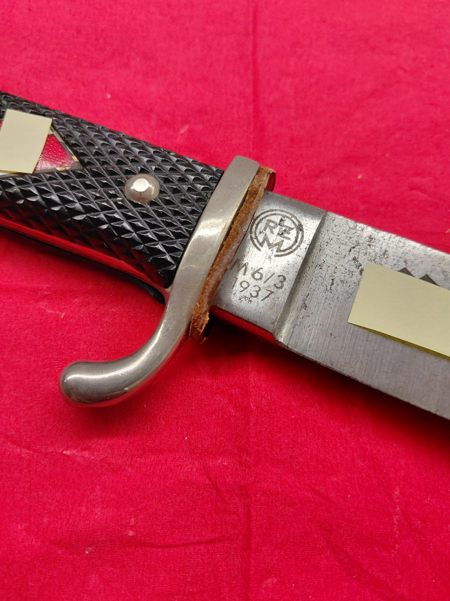 Dolch Fahrtenmesser RZM 1937 Devise Fundzustand – Bild 2