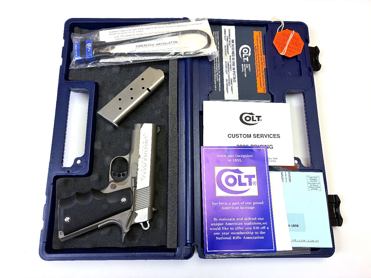 Pistole - Colt Mod. Defender Plus Series'90 "Lightweight" in OVP | .45Auto – Bild 1