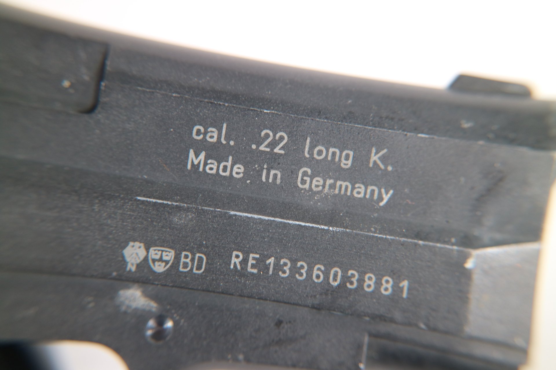 Röhm RG 600 Schreckschusspistole .22 long K. PTB 348 mit Magazin – Bild 3
