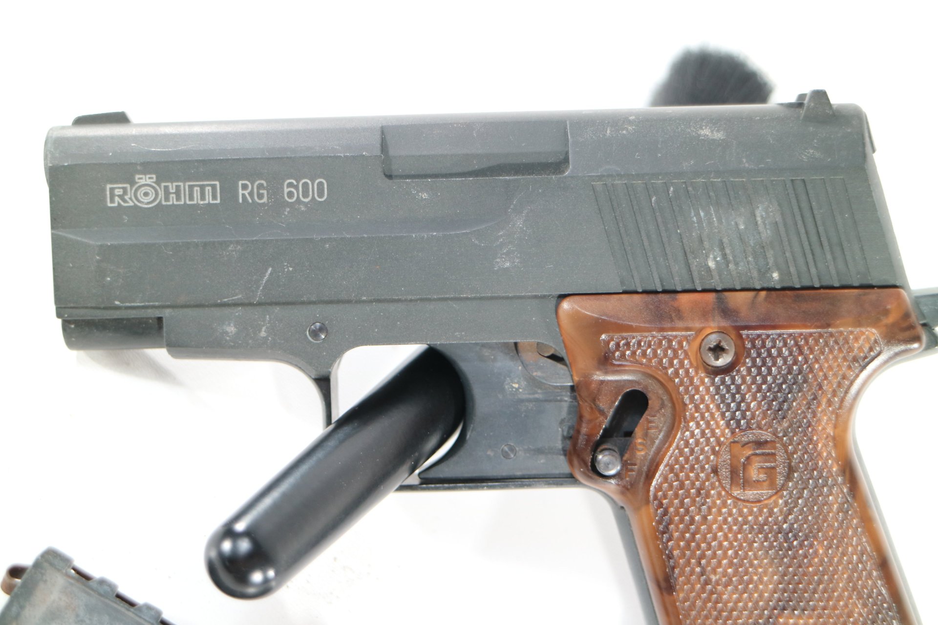 Röhm RG 600 Schreckschusspistole .22 long K. PTB 348 mit Magazin – Bild 6