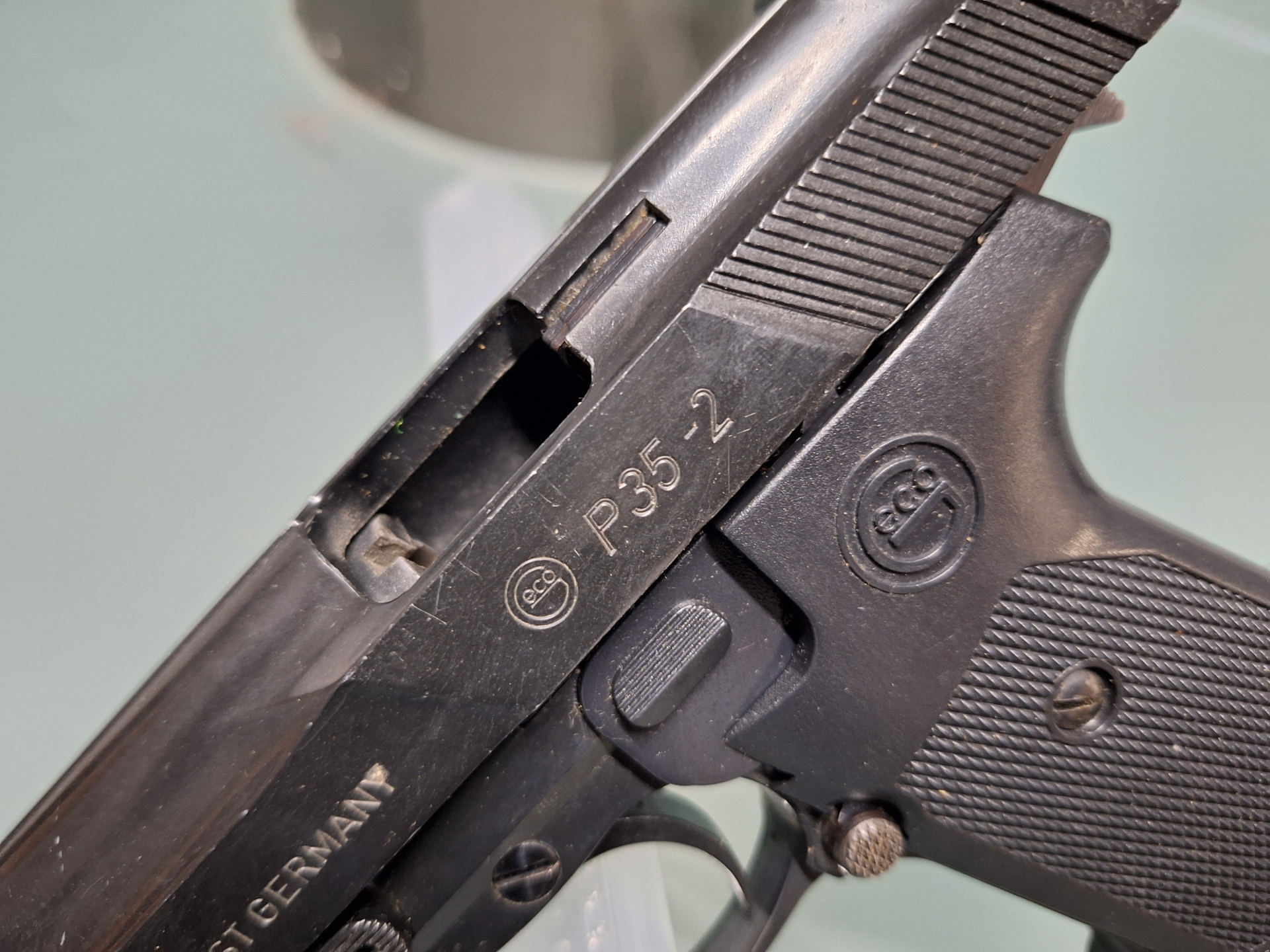 Rarität! Dynamit Nobel Geko P35-2 im starken Kal. 35 – Bild 4
