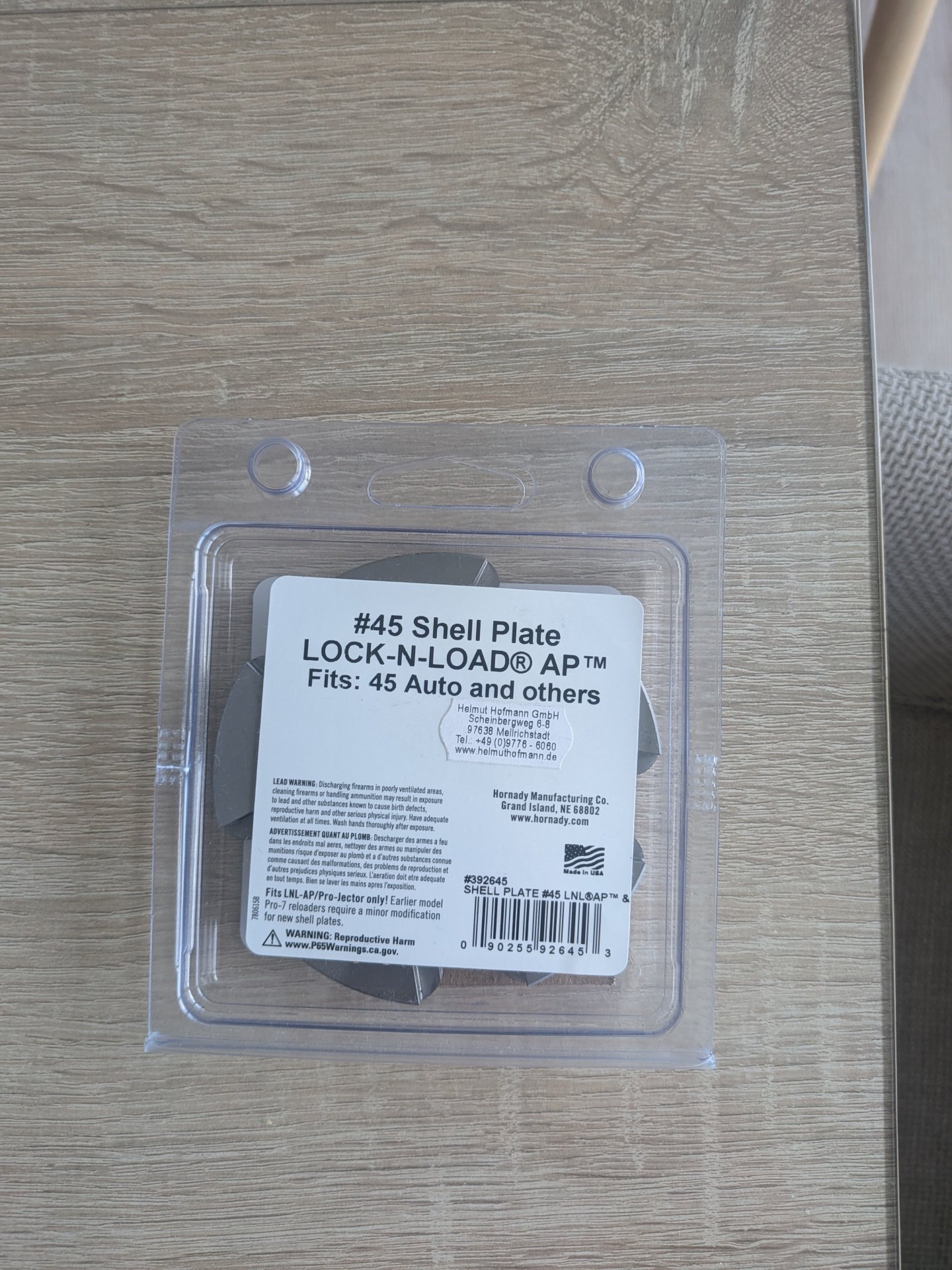 Hornady Hülsenplatte #45, 45 Auto (.45 ACP), .45 Winchester Magnum – Bild 1
