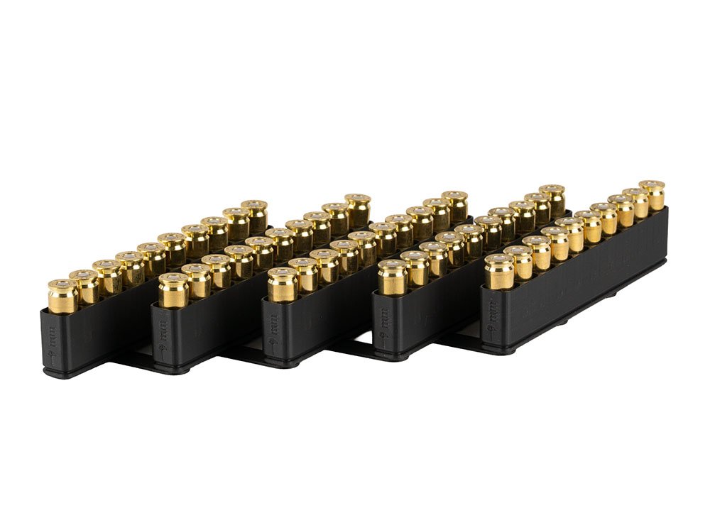 Munitionsbox 9mm .32 .38 .357 .44 .45 ACP Patronenbox mit Entnahmehilfe – Bild 2
