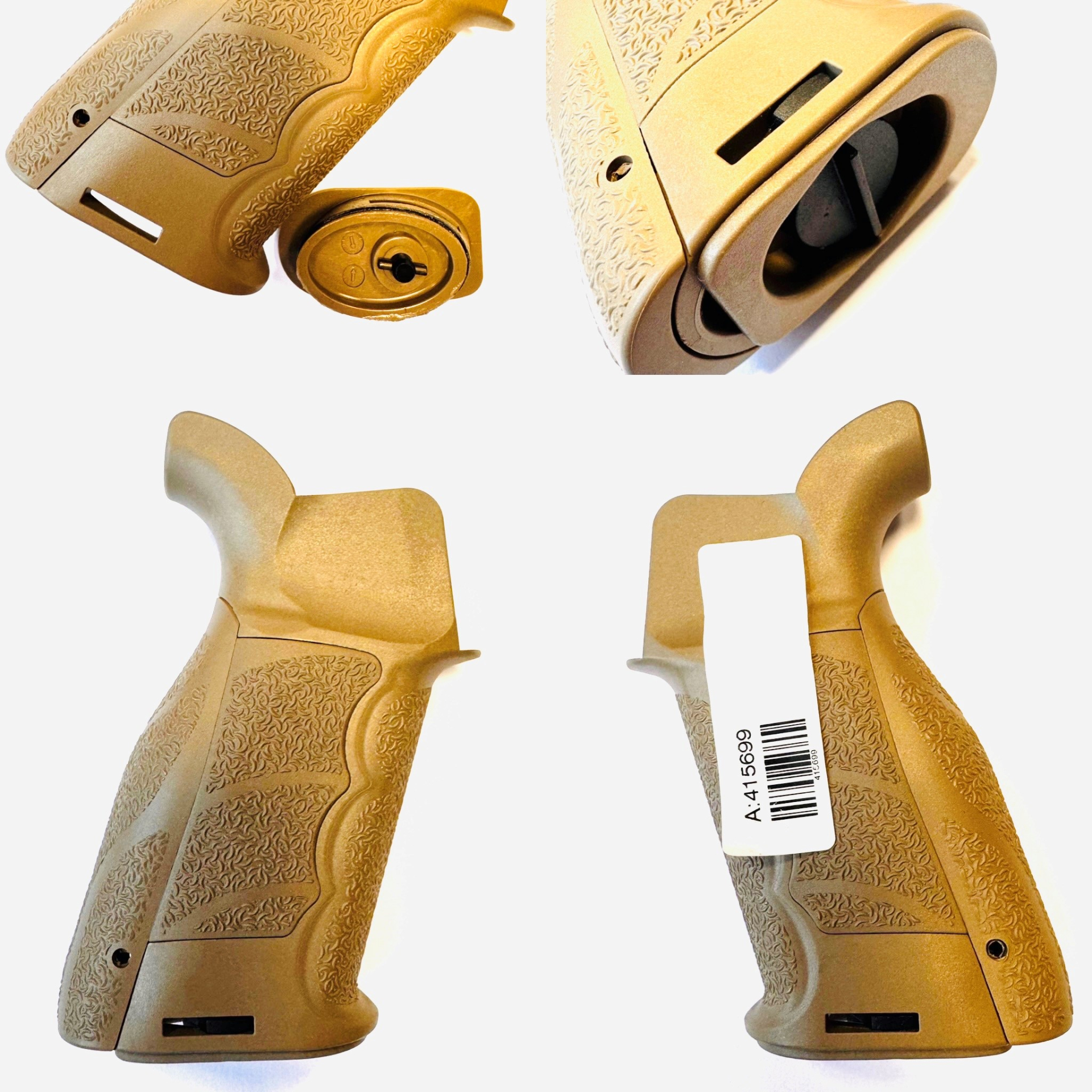 Heckler&Koch Adaptiver Battle Grip FDE mit Staufach für HK416 MR223 G95 MR308 – Bild 1
