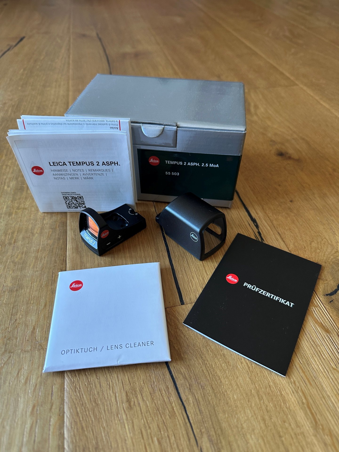 Leica Leuchtpunktzielgerät Tempus 2 ASPH 2.5 MOA – Bild 1