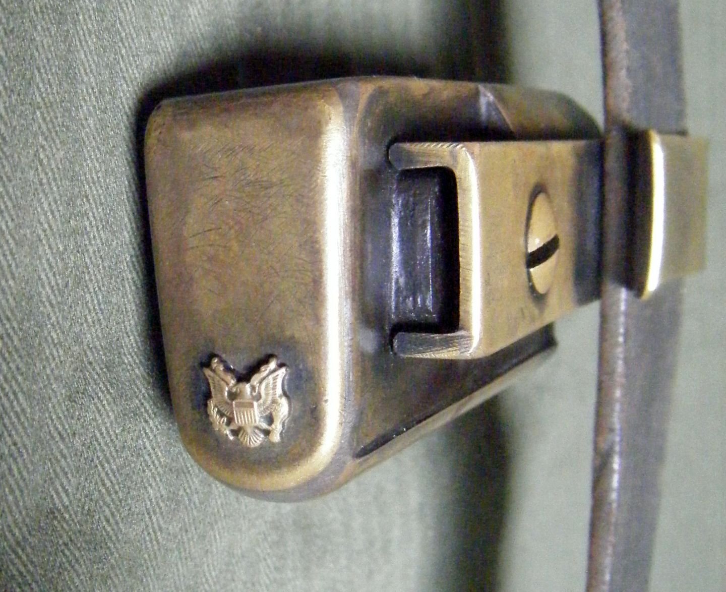 ACHTUNG Colt und Browning Sammler ANSCHAUEN !! Messing Pistol Rig / Halter – Bild 3