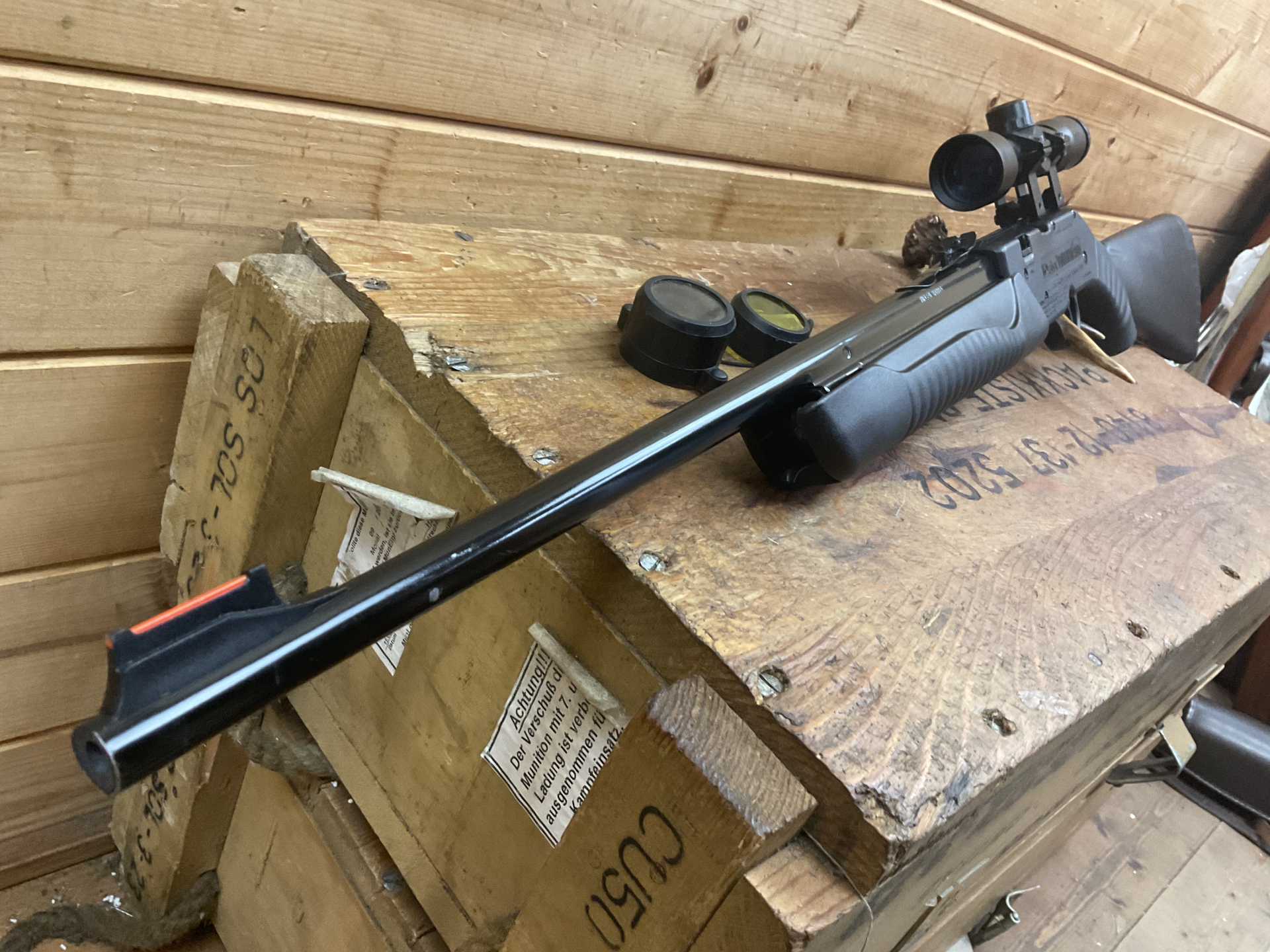 Luftgewehr Daisy Powerline 901, Kal.4,5mm, BB´s und Diabolo!!!! Vorkomprimierer!!! – Bild 3