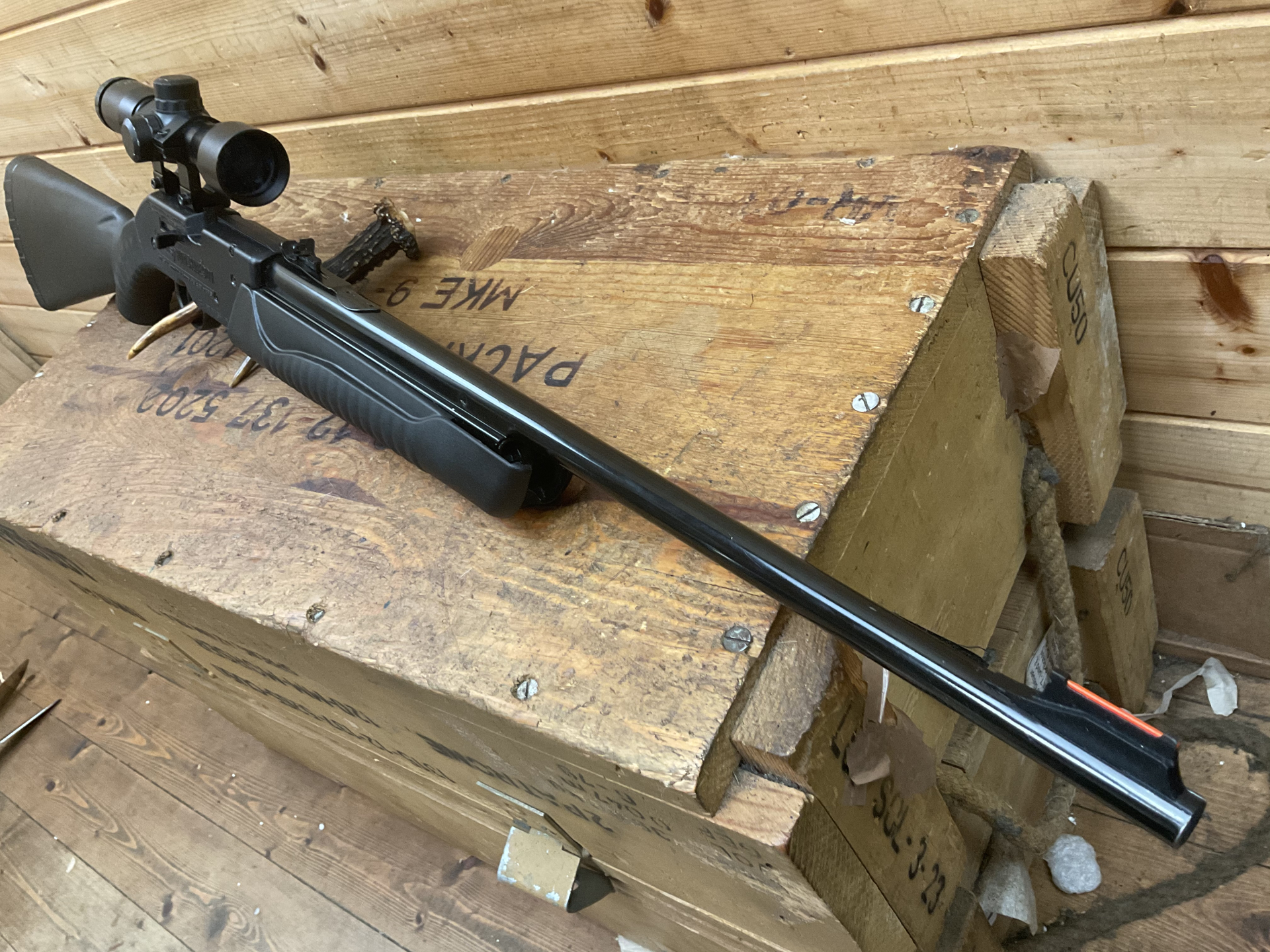 Luftgewehr Daisy Powerline 901, Kal.4,5mm, BB´s und Diabolo!!!! Vorkomprimierer!!! – Bild 5